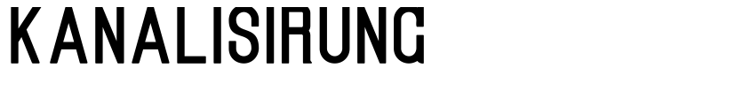 Preview Kanalisirung