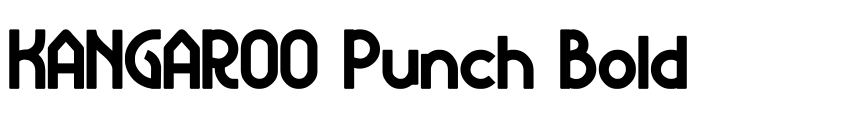 Preview KANGAROO Punch Bold