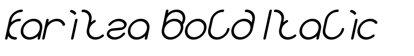 Preview karitza Bold Italic