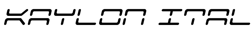 Preview Kaylon Italic