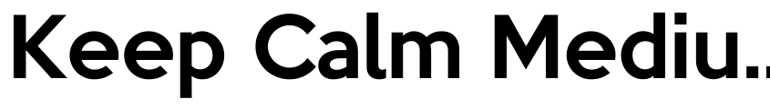 Preview Keep Calm Medium