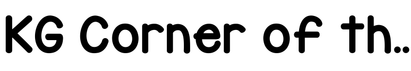 Font KG Corner of the Sky by Kimberly Geswein