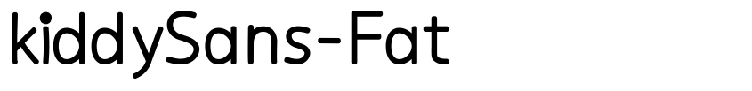 Preview kiddySans-Fat