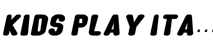Preview Kids Play Italic
