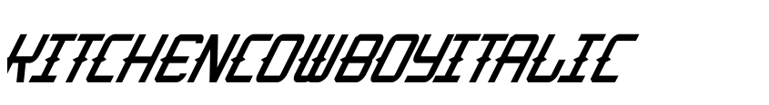 Preview KitchenCowboyItalic