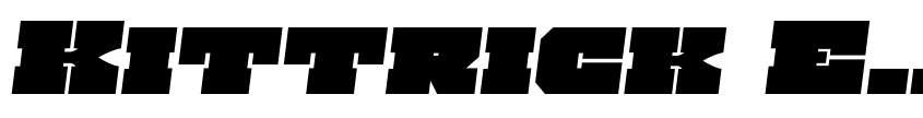 Preview Kittrick Expanded Semi-Italic