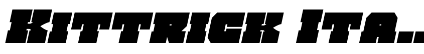 Preview Kittrick Italic