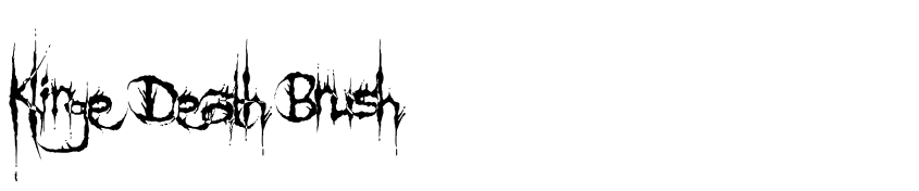Preview Klinge Death Brush