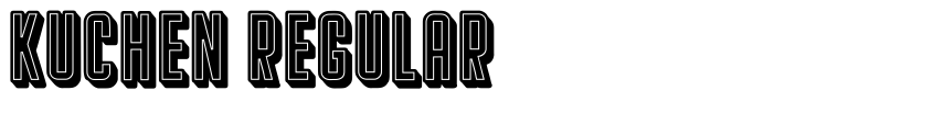 Font Kuchen Regular by Vladimir Nikolic