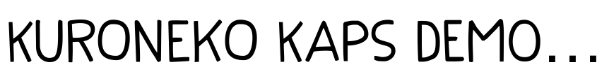 Preview Kuroneko Kaps DEMO Regular