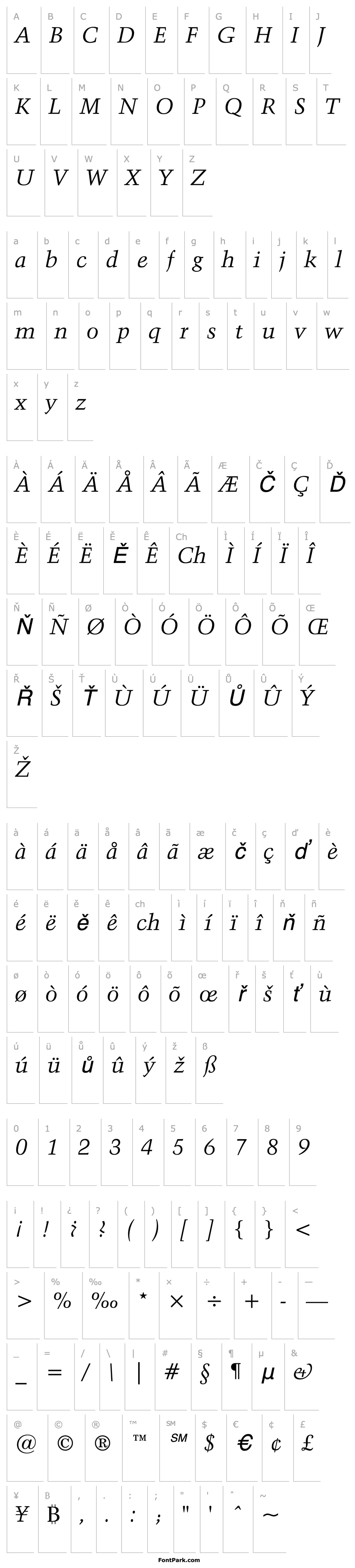 Overview Kuenstler480BT-Italic