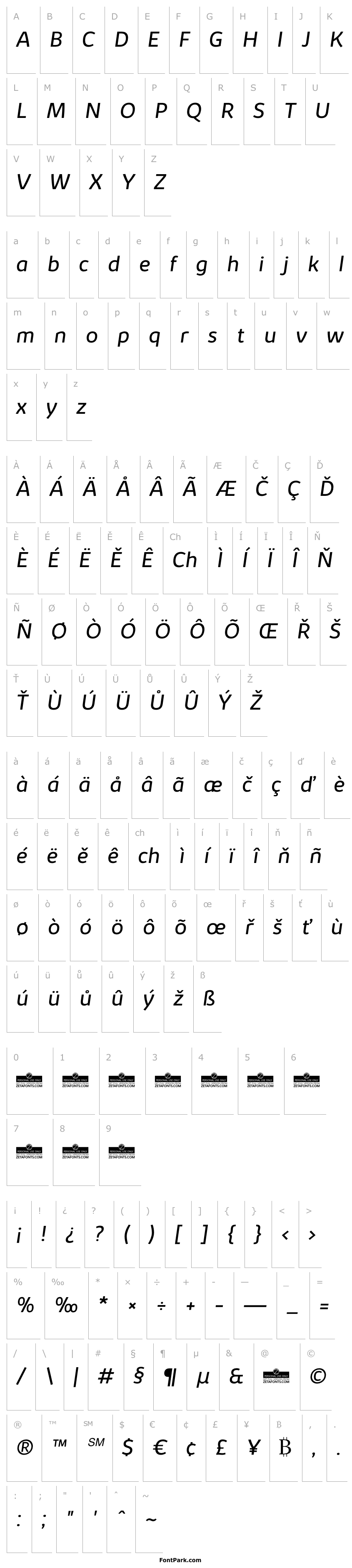Overview Kabrio-Italic