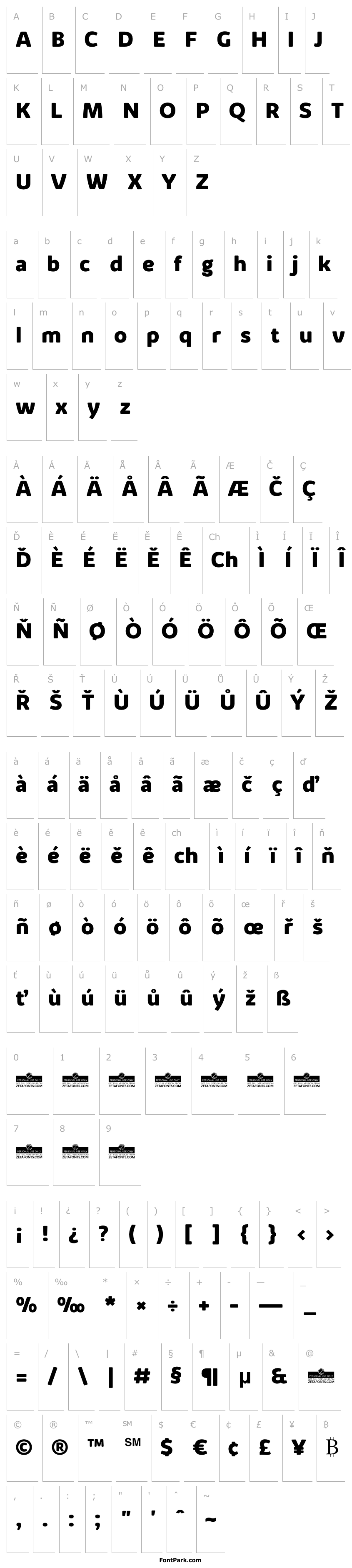 Overview KabrioAlternate-ExtraBold