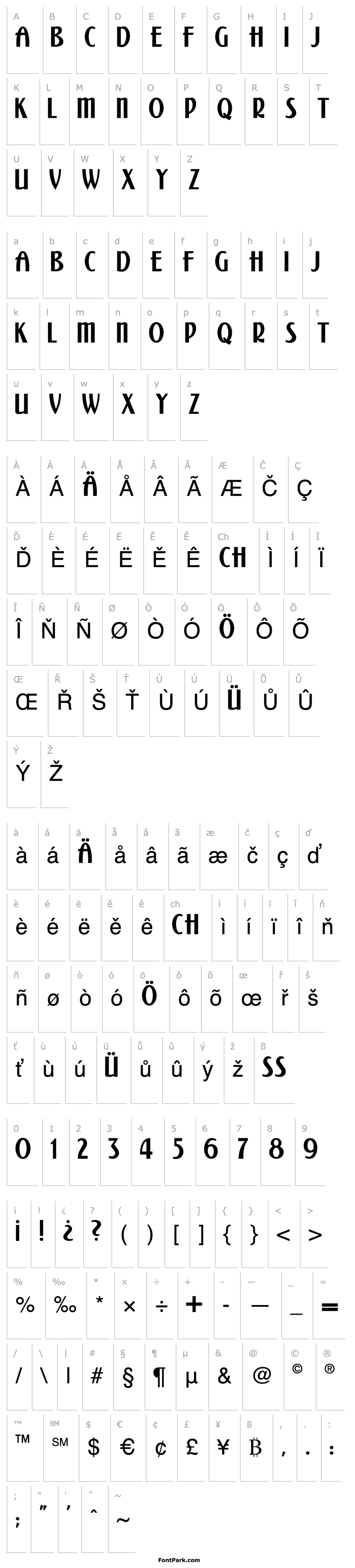 Přehled Kalenderblatt Grotesk