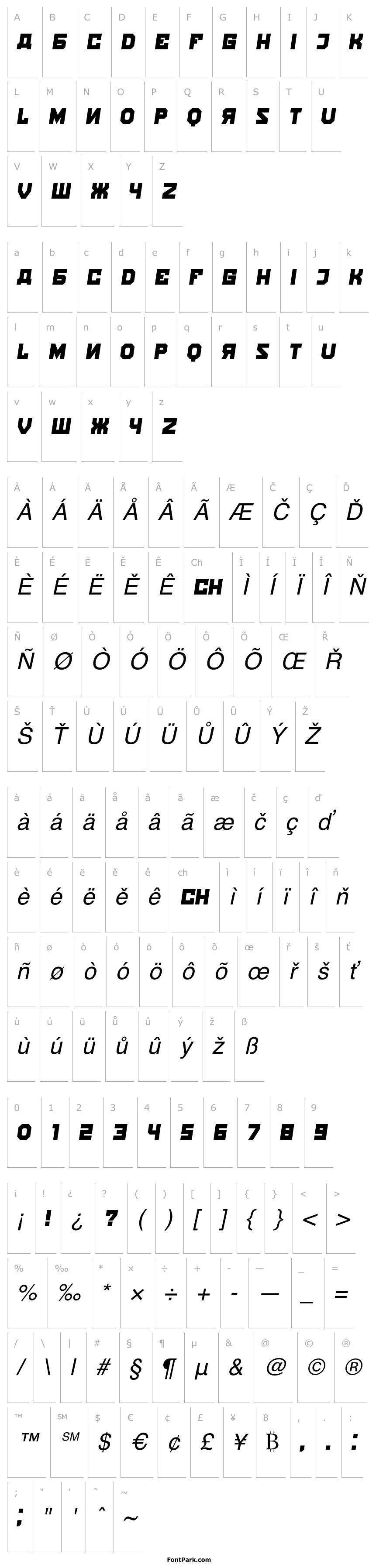 Overview Kalinka Italic
