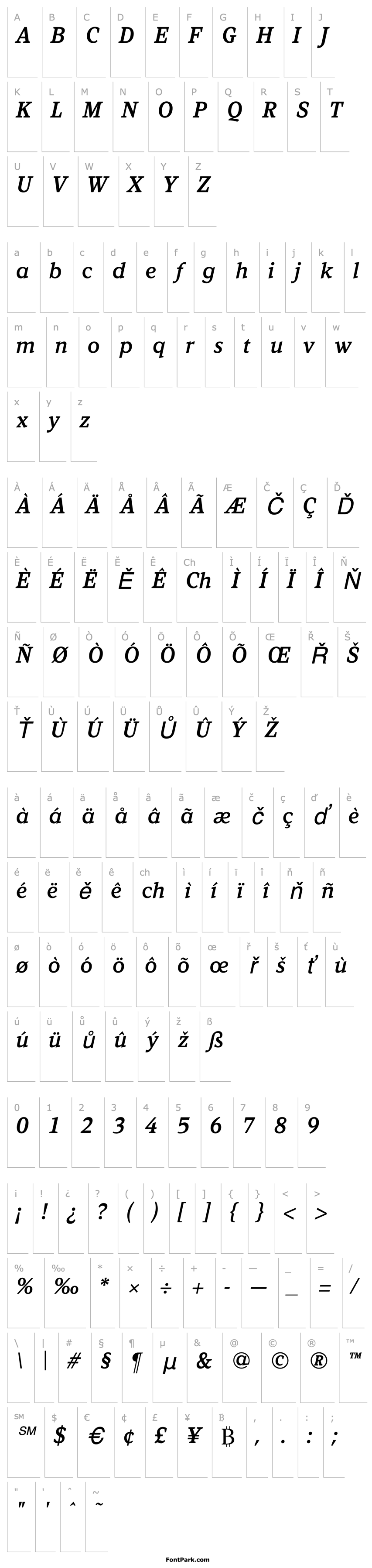 Přehled Kandal-MediumItalic