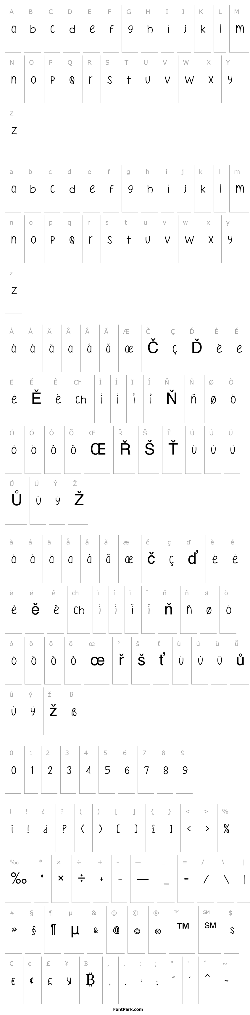 Přehled Katherine Handwriting