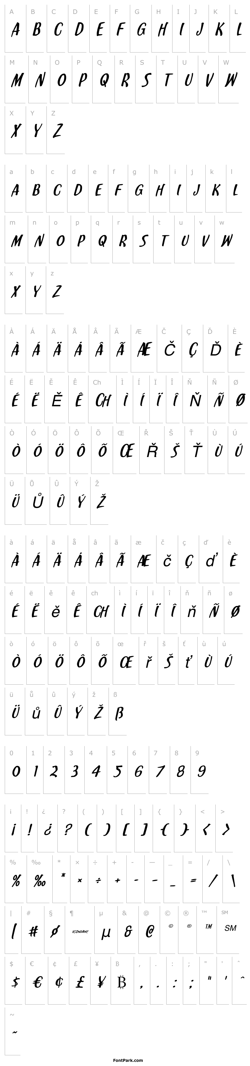 Přehled Kennebunkport Expanded Italic