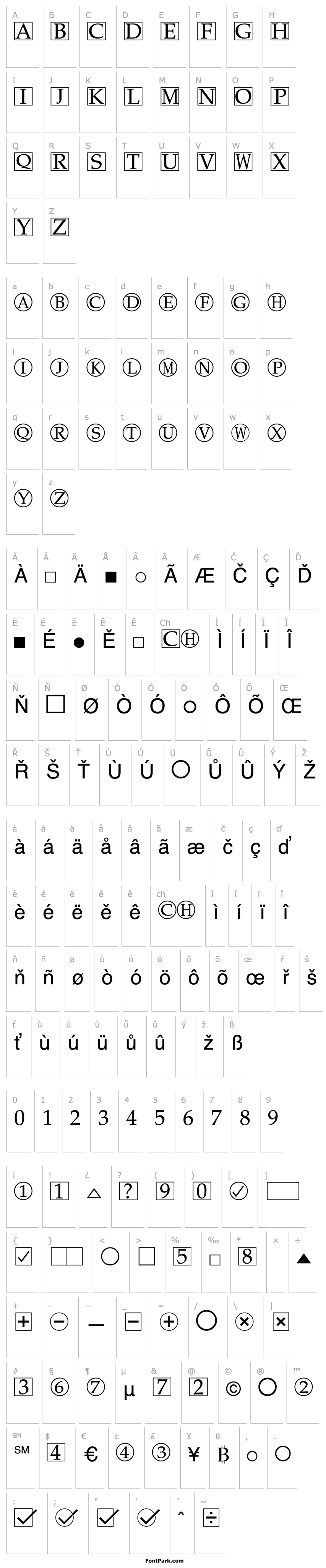 Přehled Kensington Regular