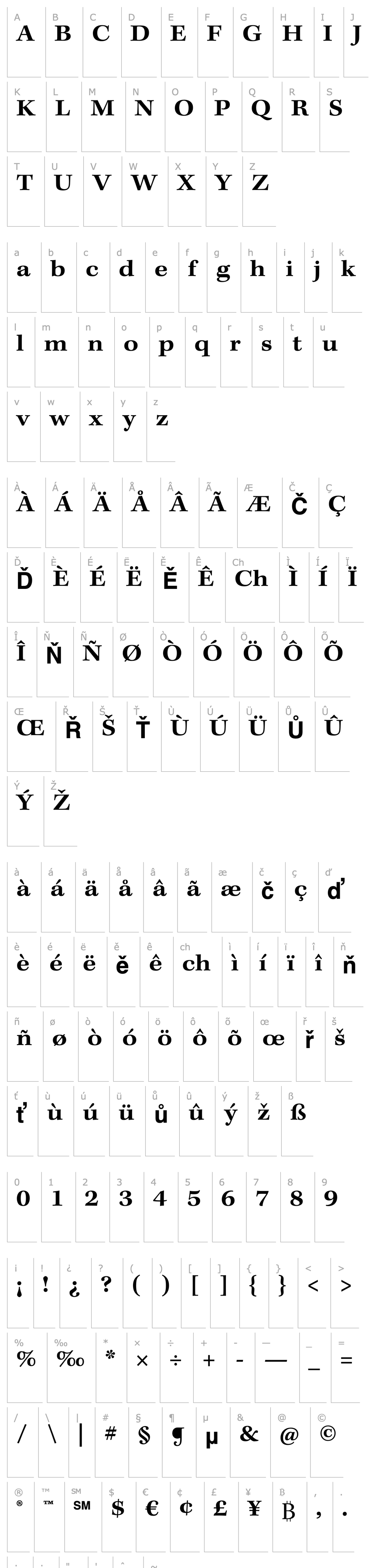 Přehled KeplerStd-SemiboldExt