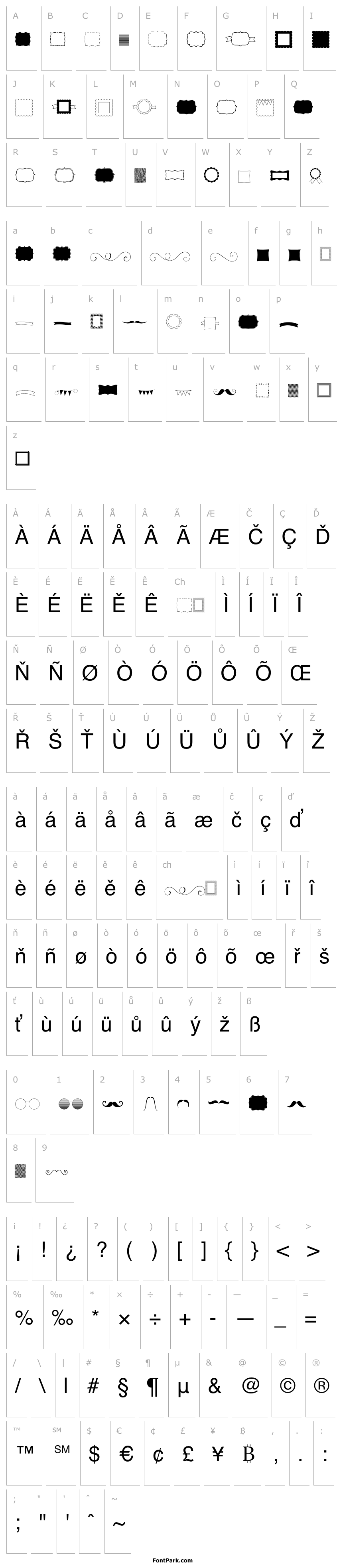 Přehled KG Flavor and Frames