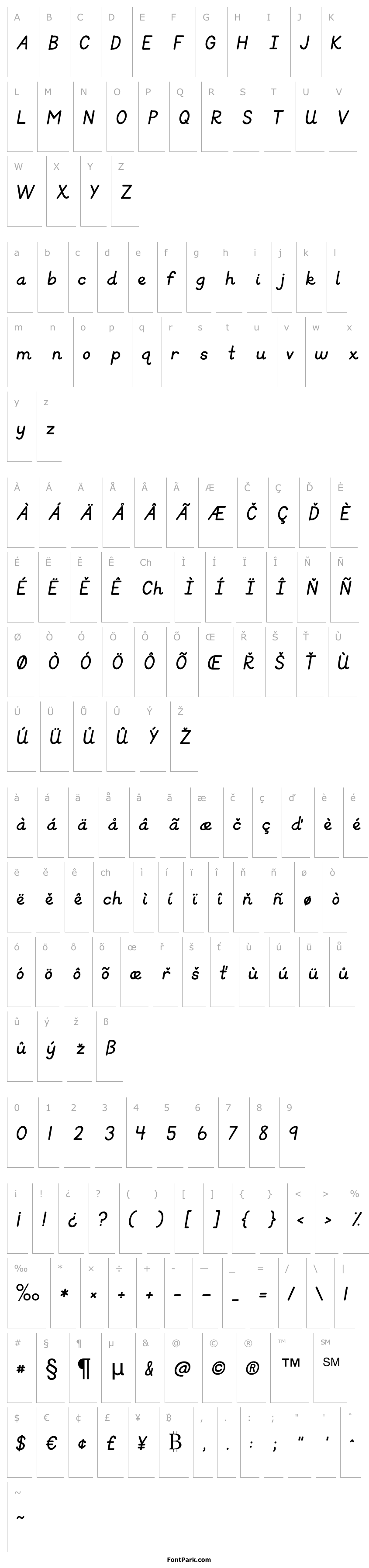 Overview KG Primary Italics