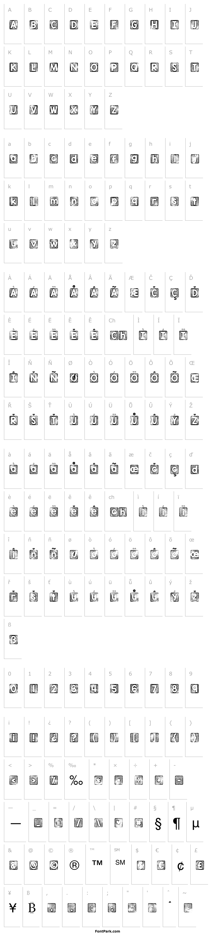 Overview KG Thank You Stamp