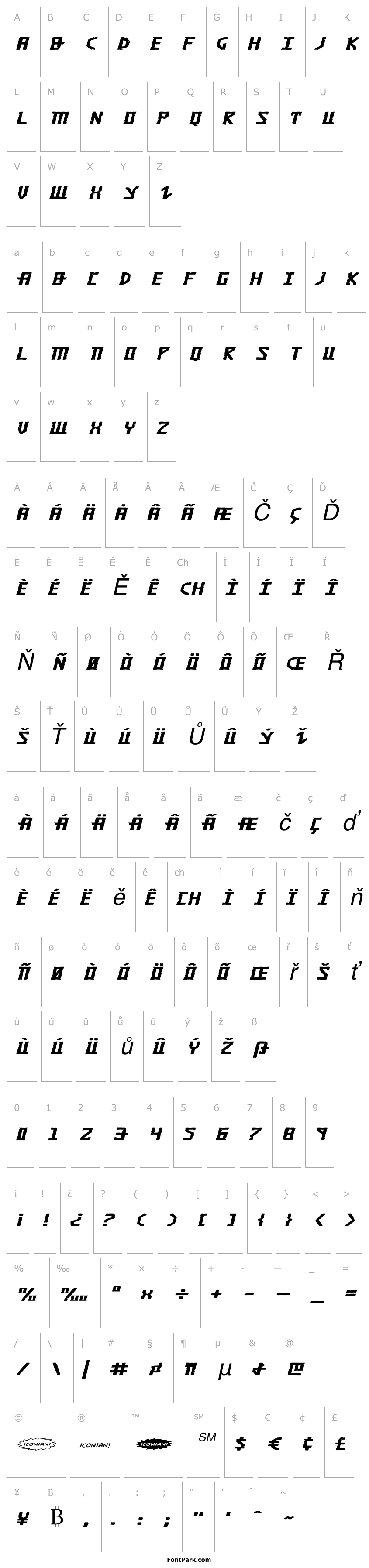 Přehled Khazad-Dum Expanded Italic