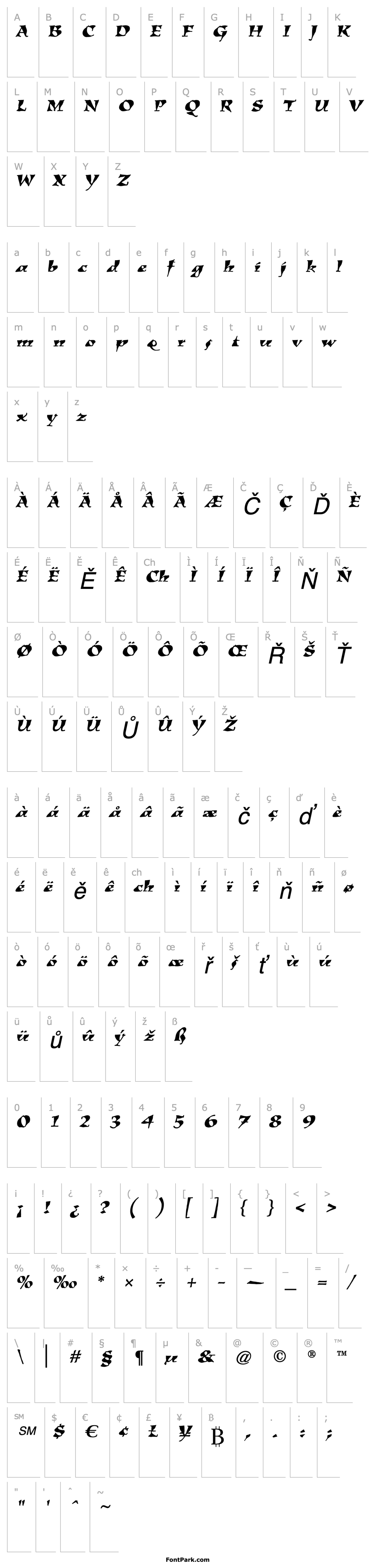 Přehled KigaliStd-Italic