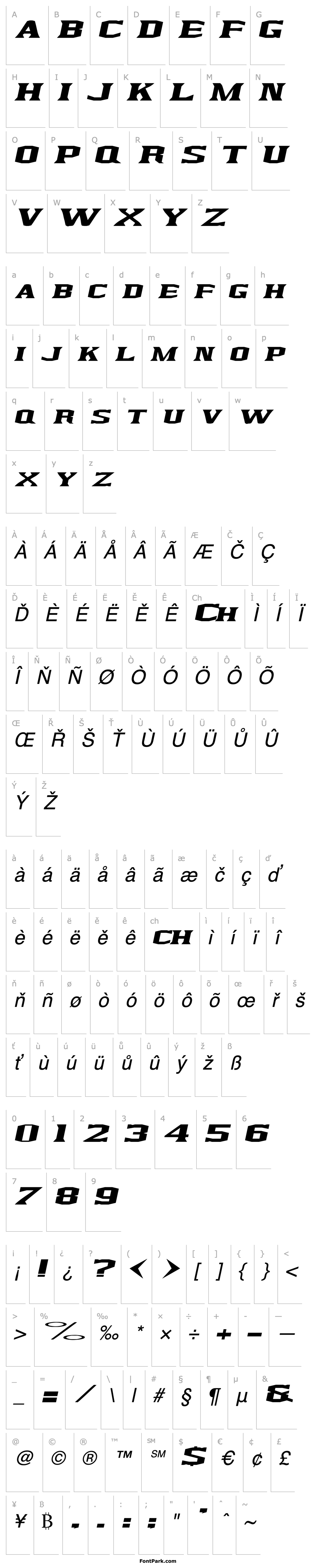 Přehled KingfreshCondensed Italic