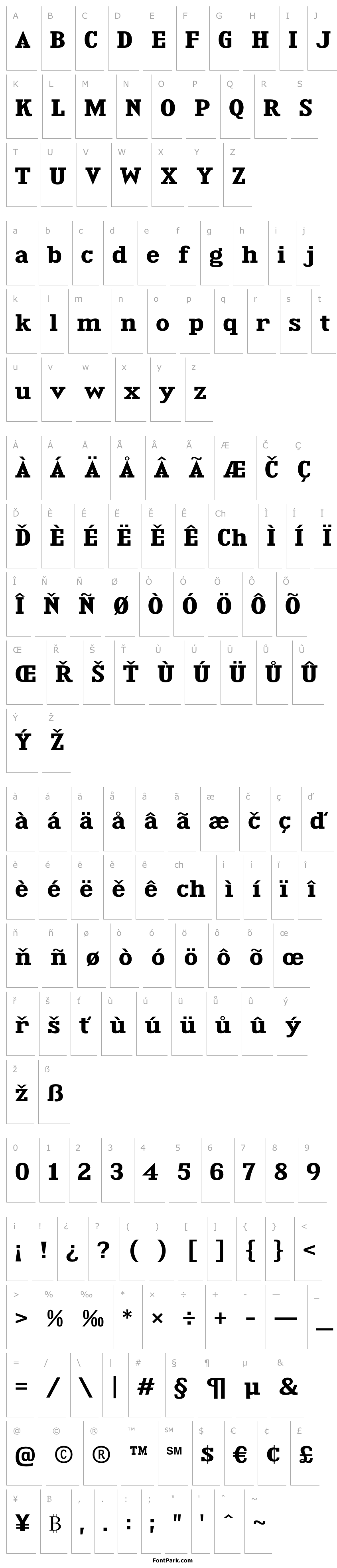 Přehled KingsbridgeExRg-Bold