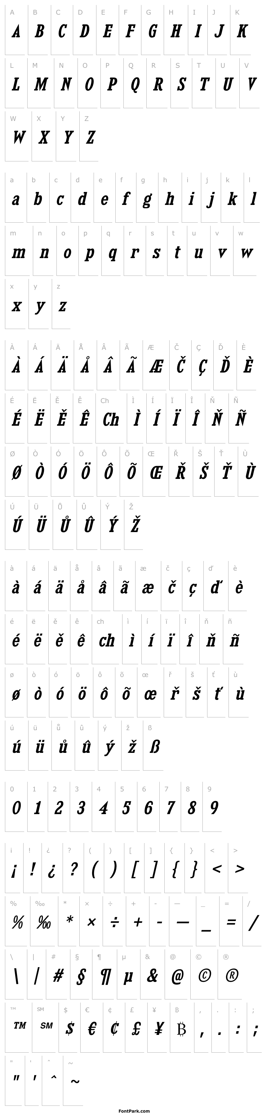 Přehled KingsbridgeScSb-Italic