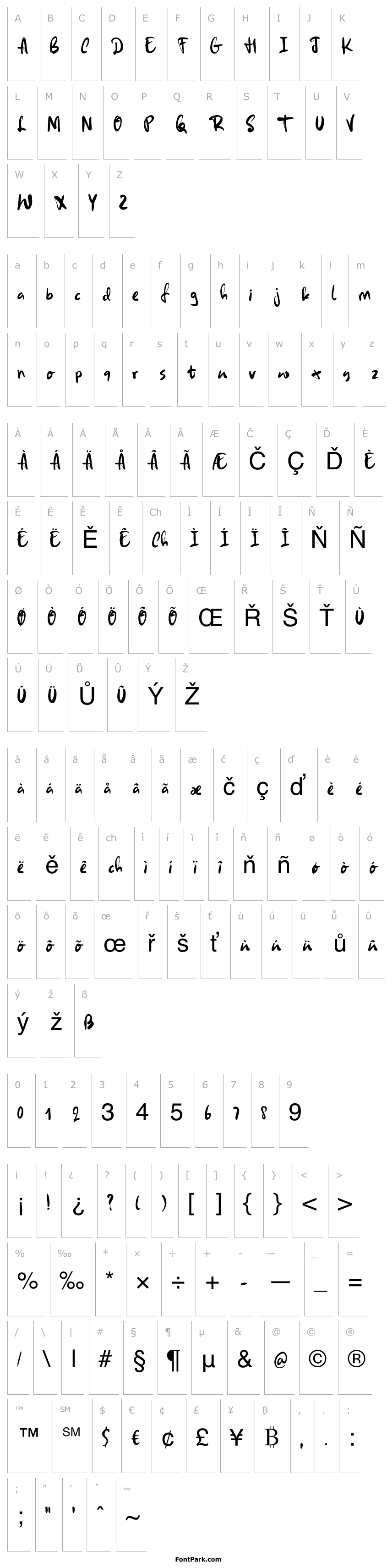 Overview Kingsmead Script DEMO Regular
