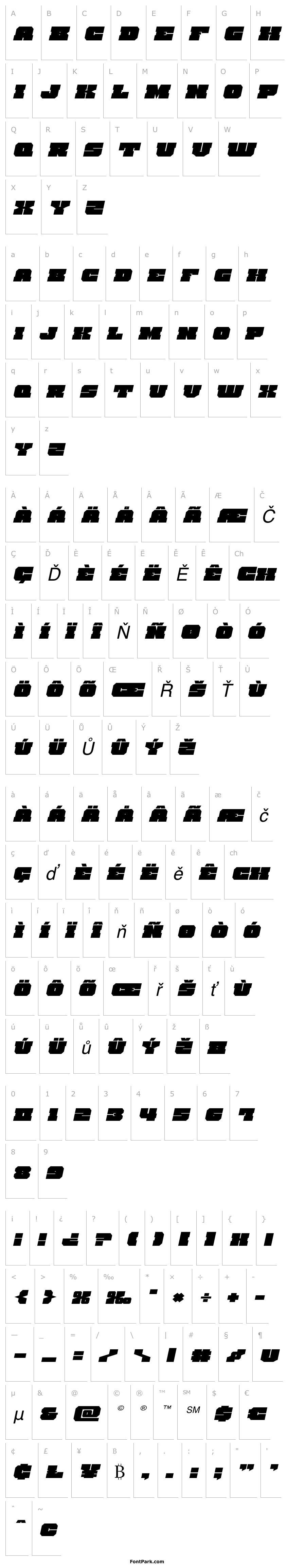 Přehled Kittrick Expanded Italic