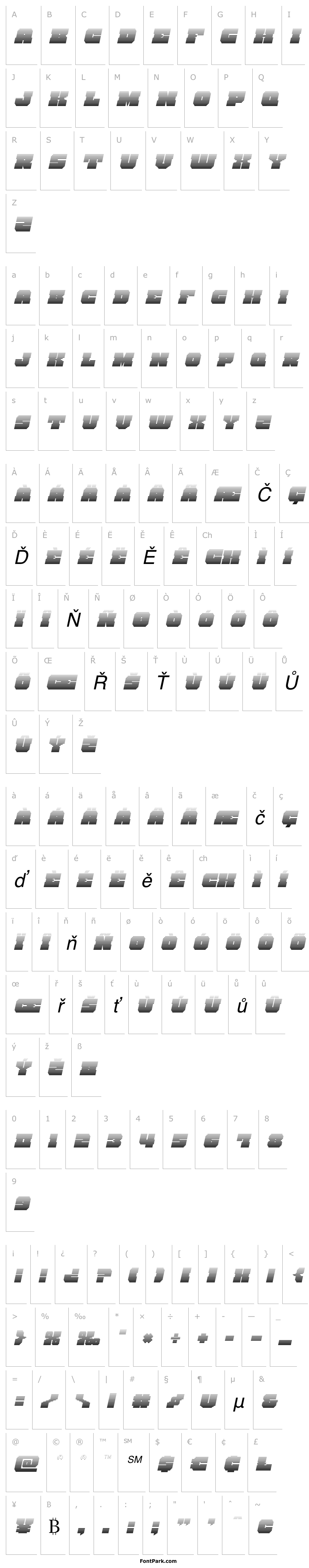 Přehled Kittrick Gradient Italic