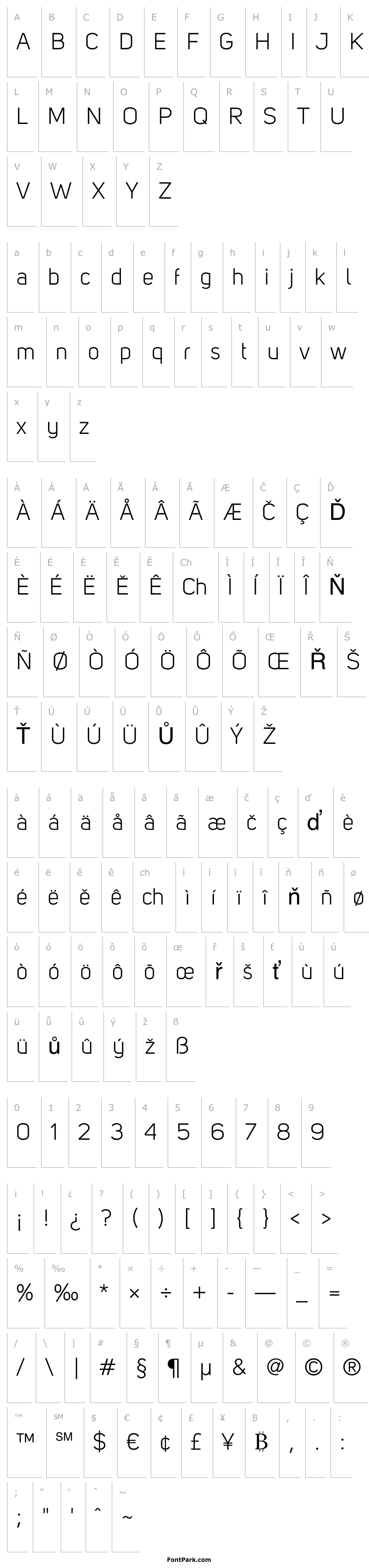 Overview Kiye Sans Regular
