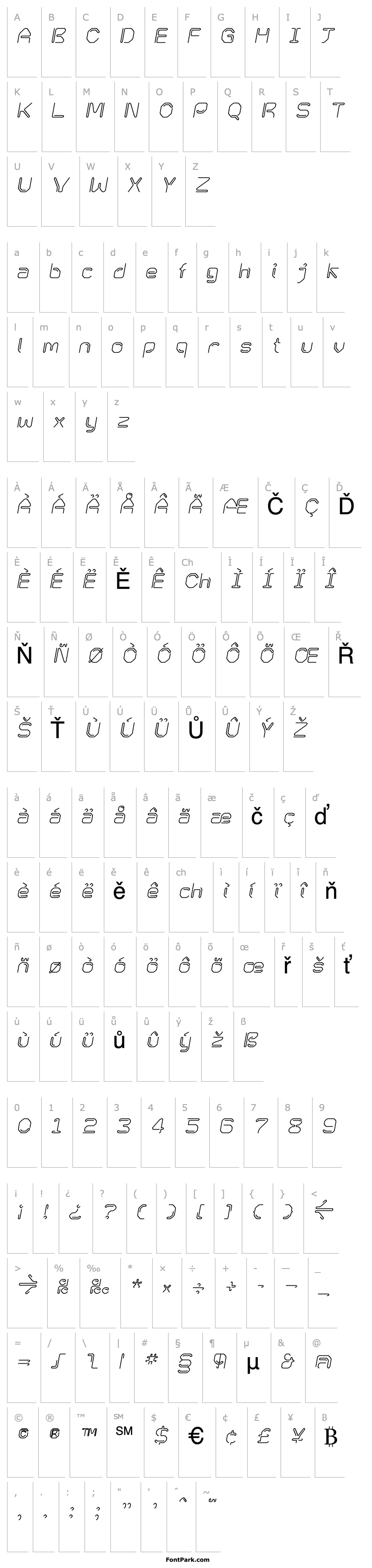 Přehled KneeonSquare Italic