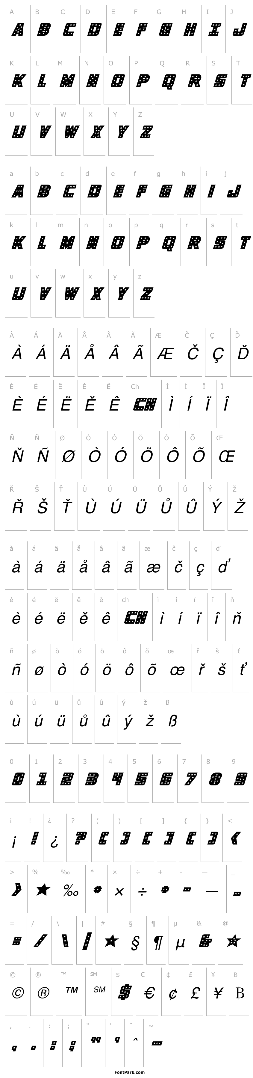 Overview Knievel Solid Italic