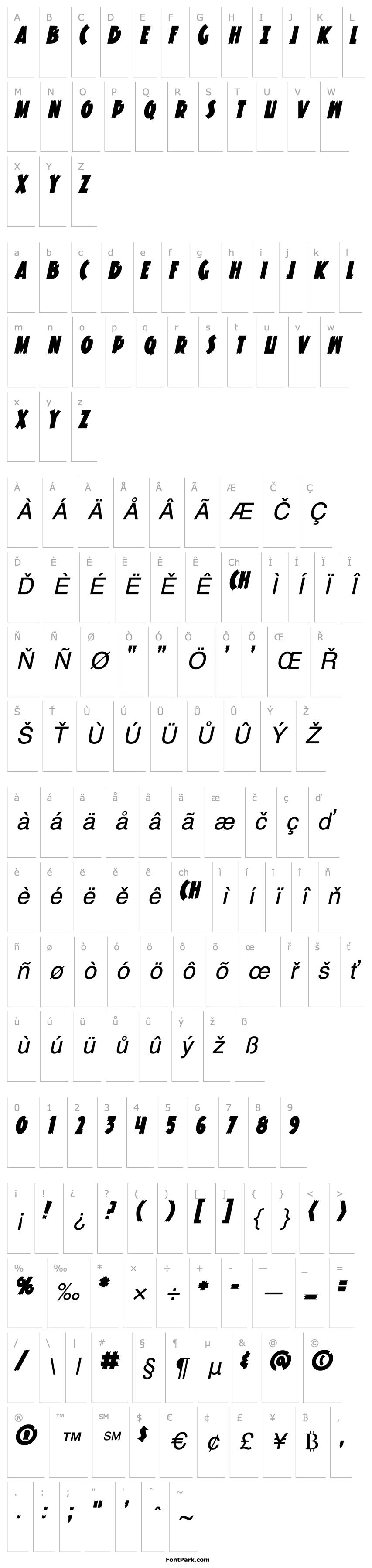 Overview Knuckle Sandwich Classic Italic