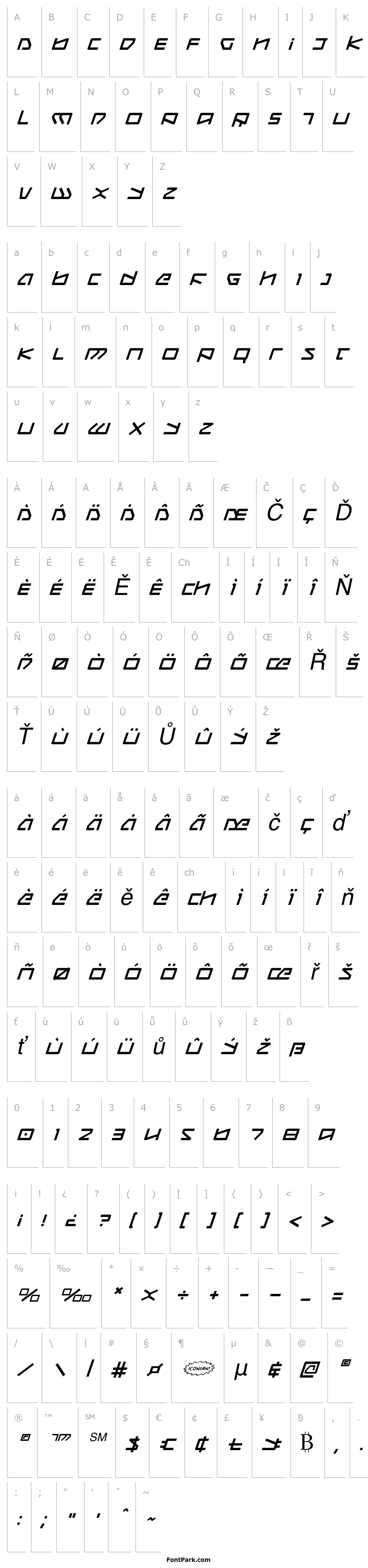 Overview Kobold Italic