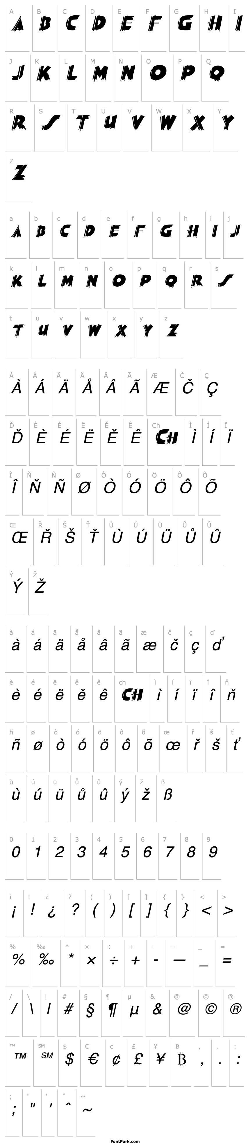 Přehled KokamaSCapsSSK Italic