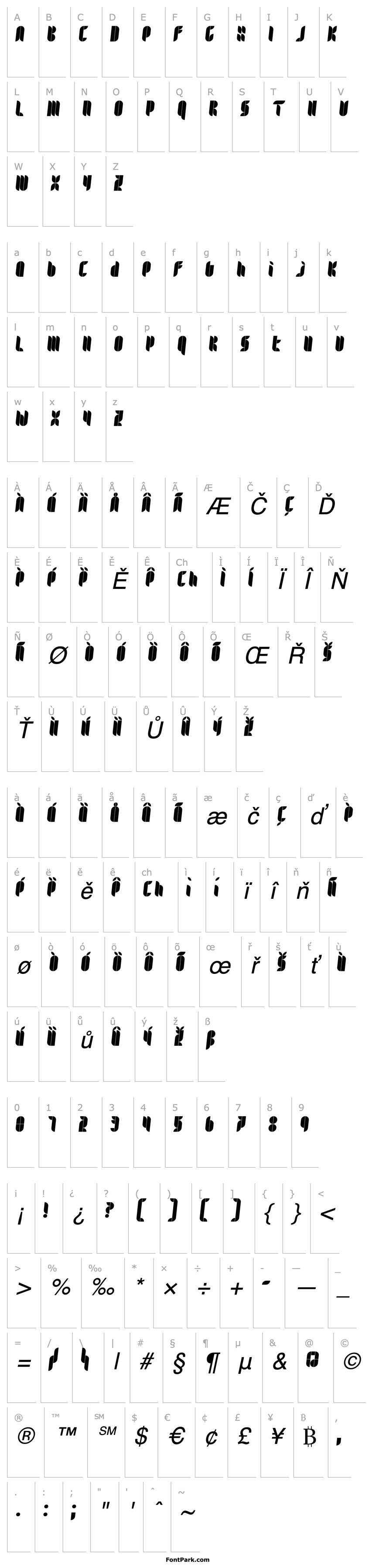 Overview Kombi Italic