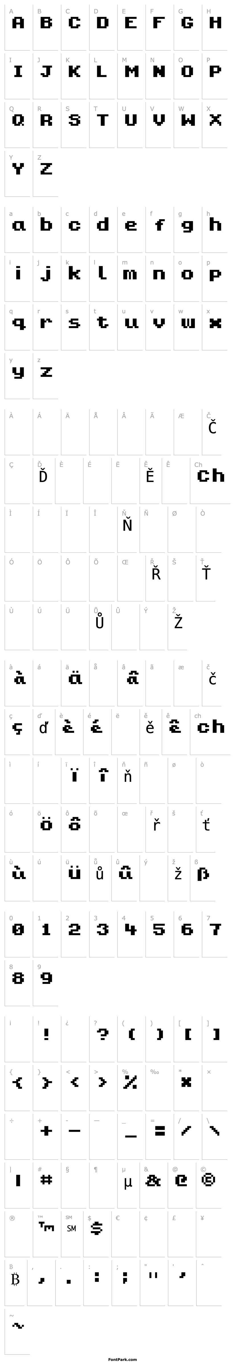 Overview Kongtext Regular