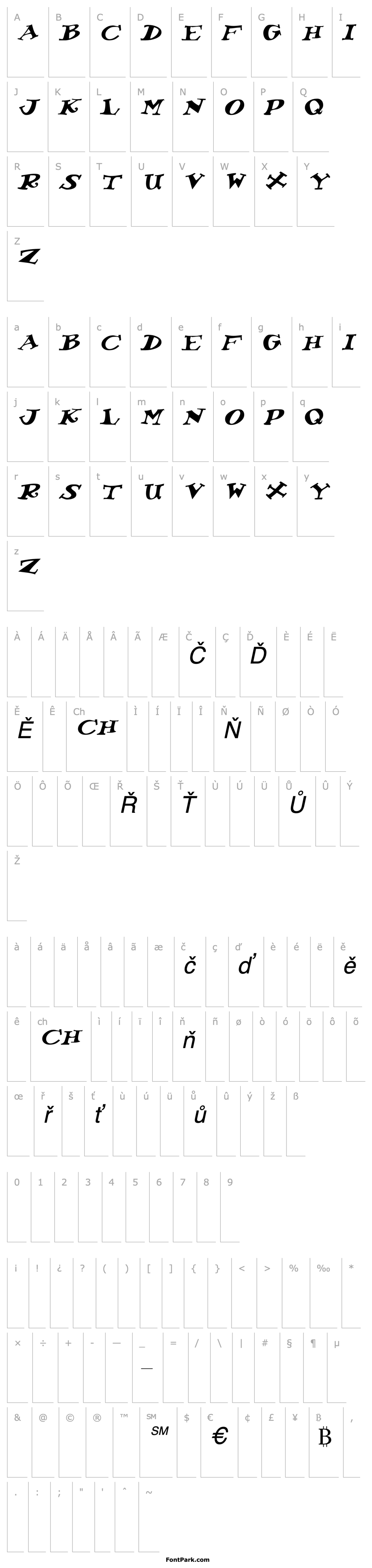 Přehled KoolKapsDisplayHvy Italic