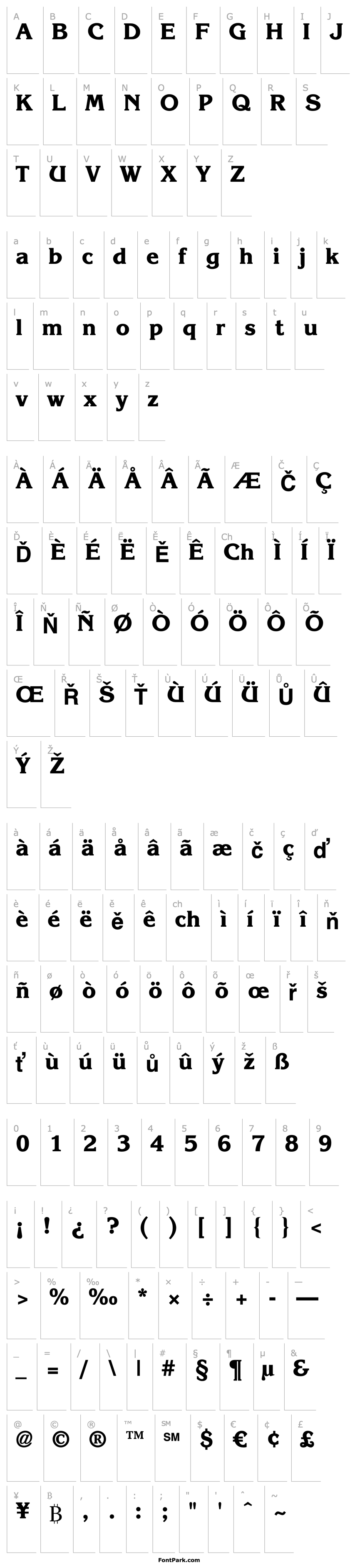 Přehled KorinnaStd-ExtraBold