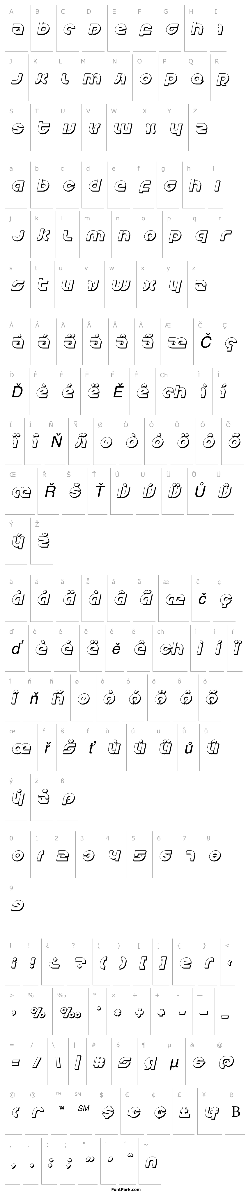 Overview Kovacs 3D Italic