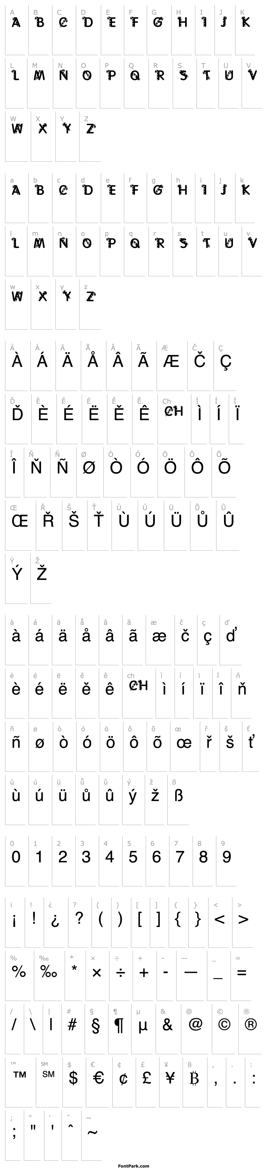 Overview KR Cane Letters