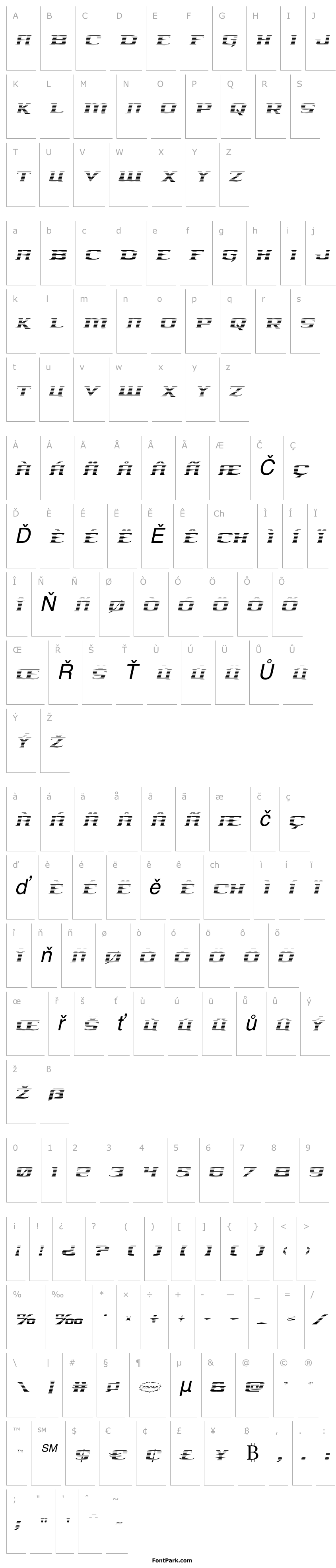 Přehled Kreature Kombat Gradient Italic