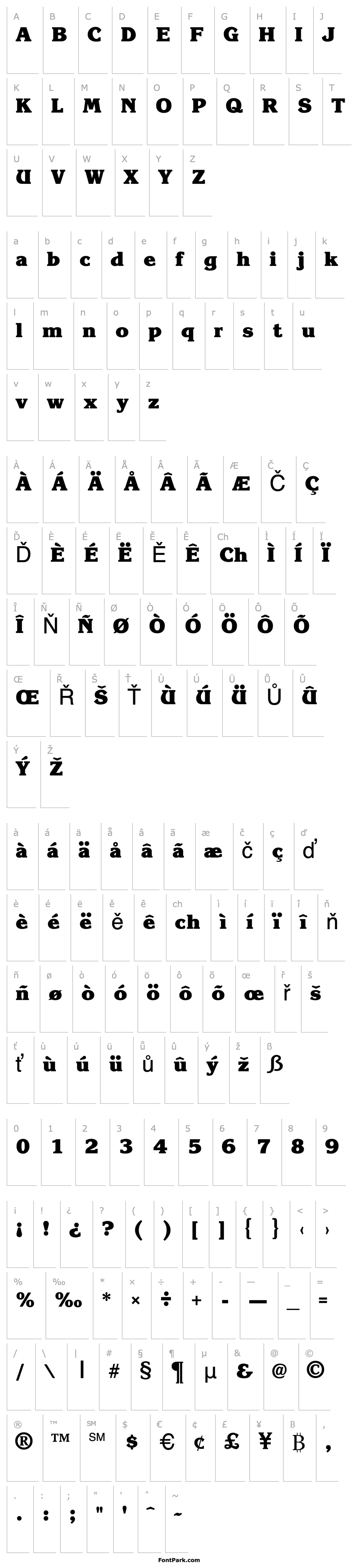 Přehled KroneExtrabold Regular