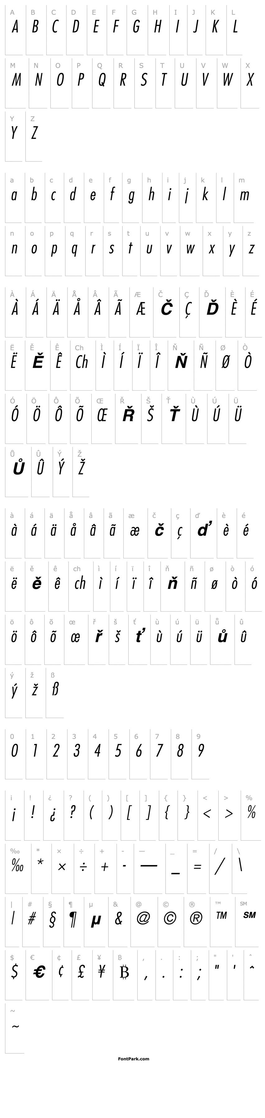 Overview KudosLightCondSSK Bold Italic